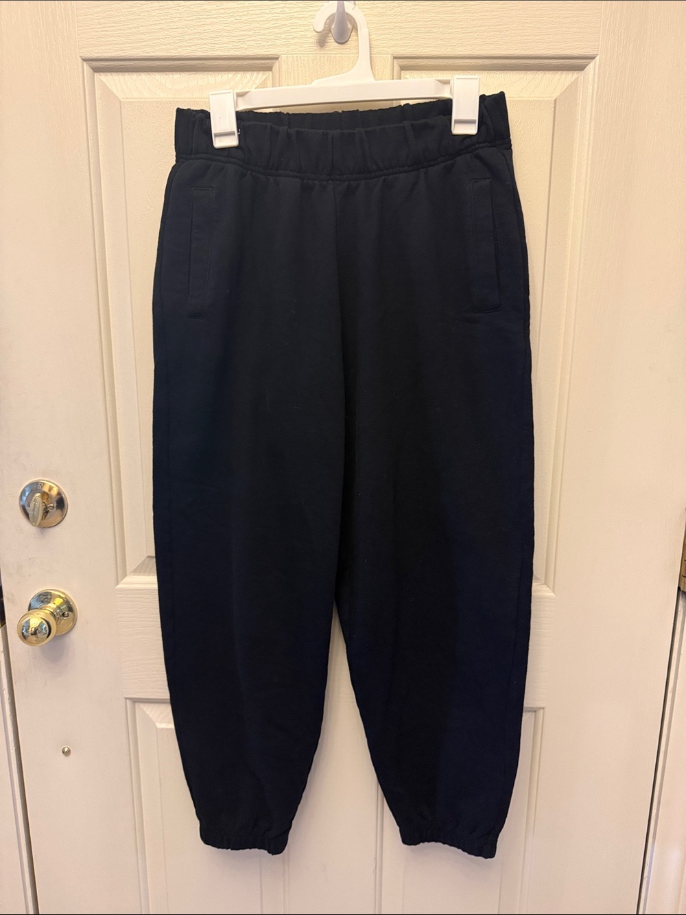 Aerie Classic Black Elastic Waist Joggers